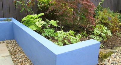 The blue garden
